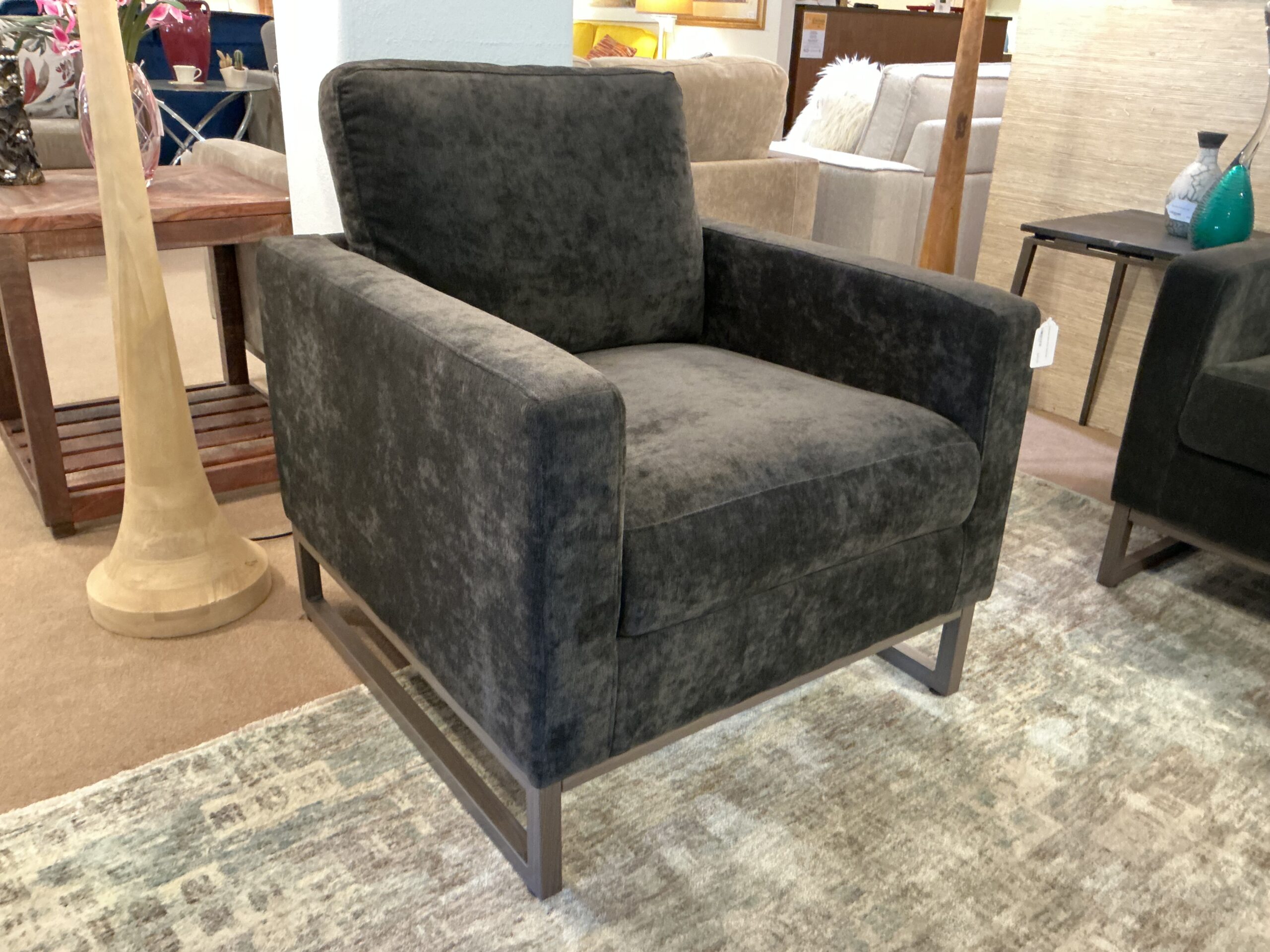 espresso accent chair