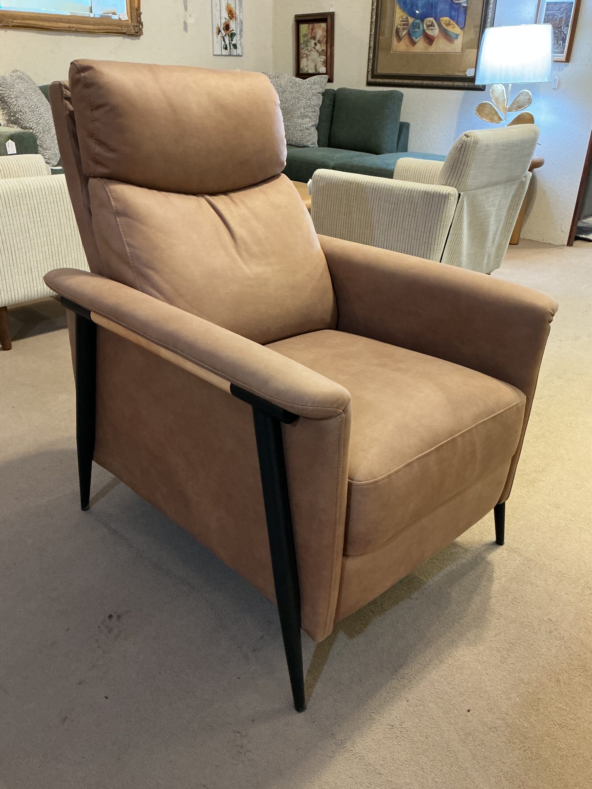 tan recliner