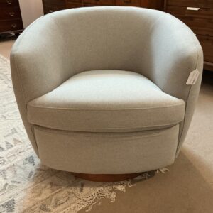 sunday silver swivel chair