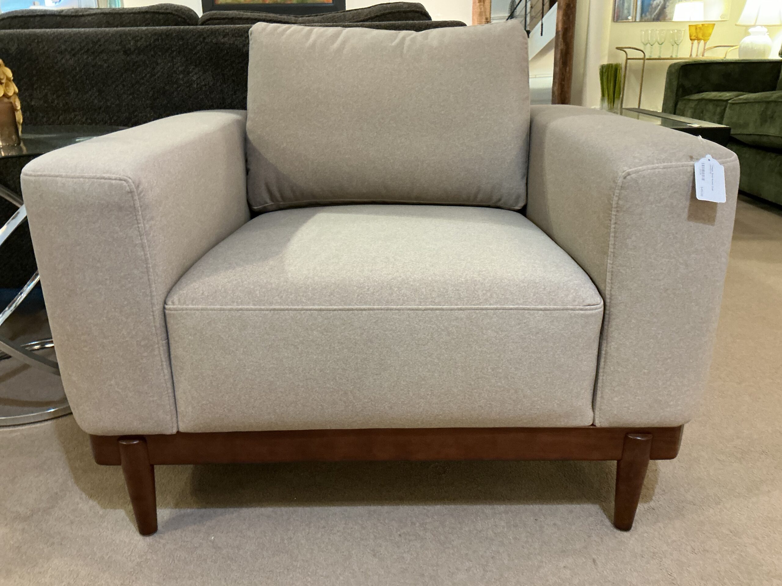 vesper sand accent chair